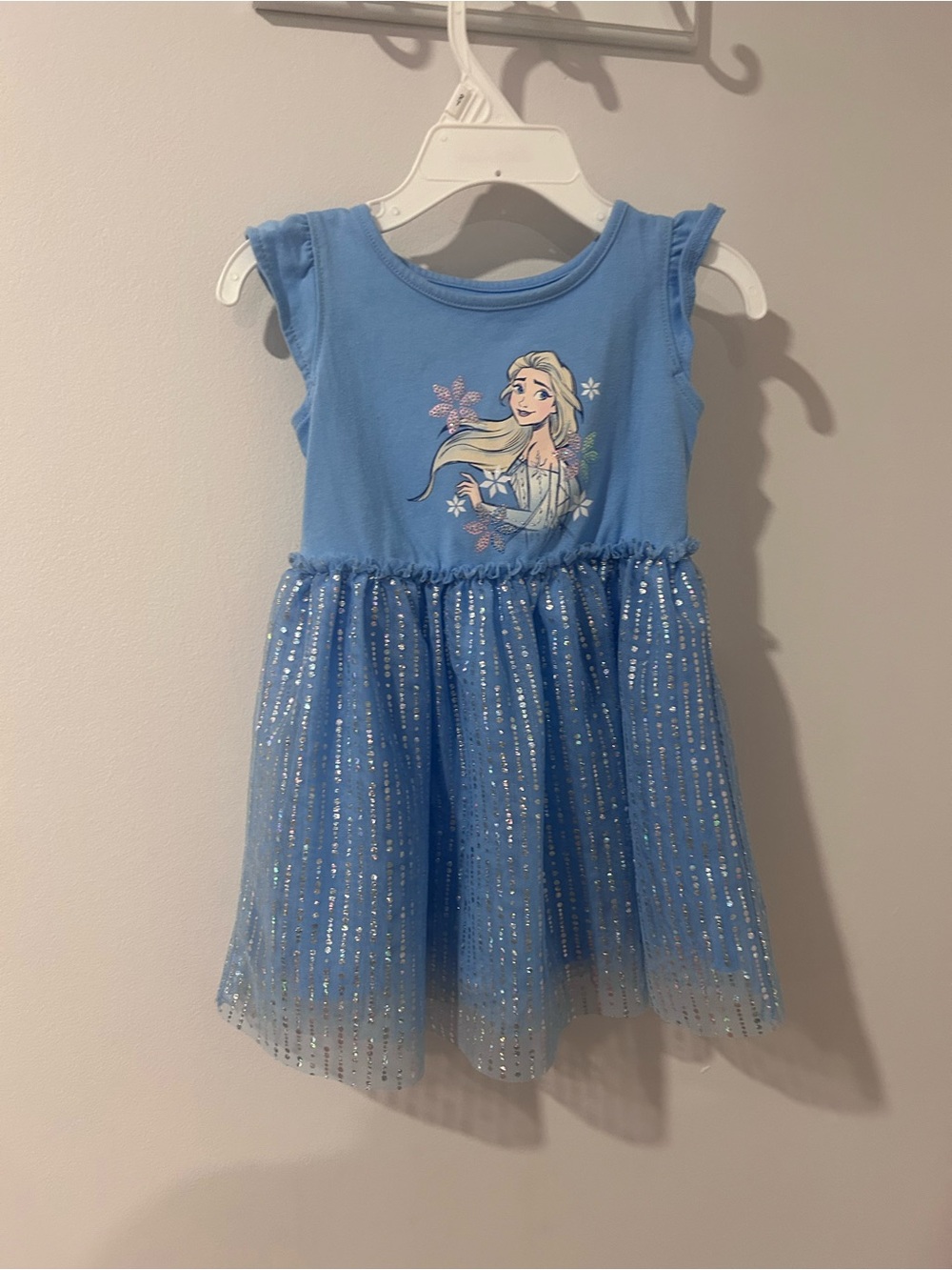 Disney Blue Elsa Sparkle Tulle Dress